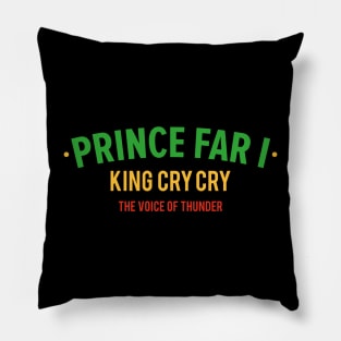 Reggae Royalty: Prince Far I - The King of Cry Cry Pillow