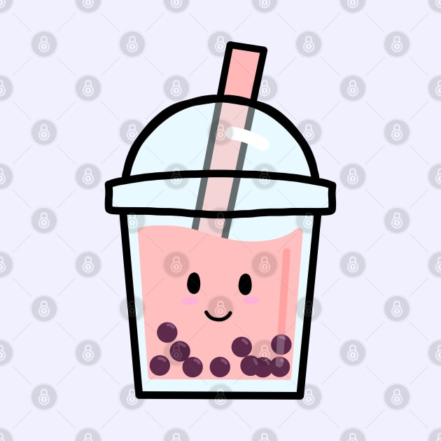 Boba tea kawaii by Trippycollage