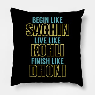 Indian Cricket Fan T-Shirt Pillow