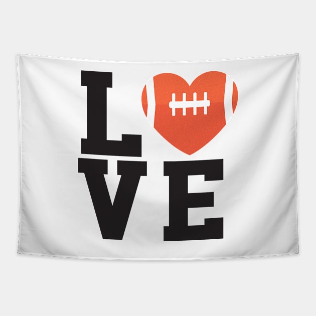 Football Lover Tapestry by ArtStopCreative