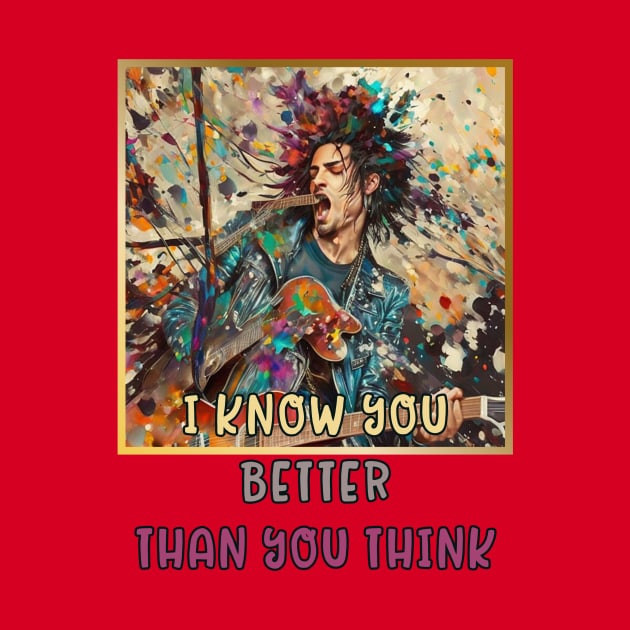 I know you BETTER than you think (rock star) by PersianFMts