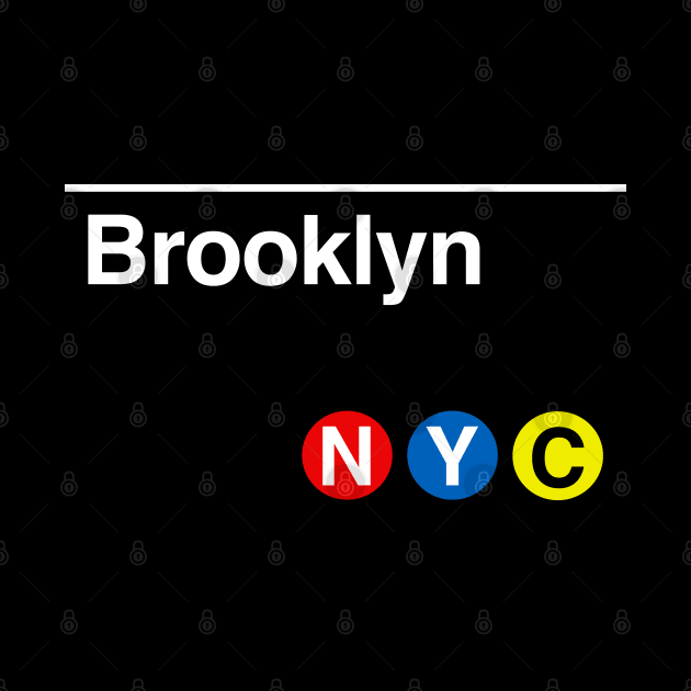 Brooklyn Subway Sign by PopCultureShirts