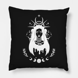 Hecate Witch Goddess Pillow