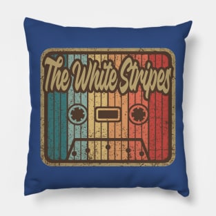 The White Stripes Vintage Cassette Pillow