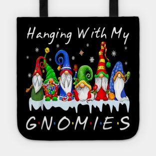 Hanging With My Gnomies Christmas Tote