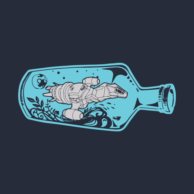 Serenity In A Bottle - Firefly - T-Shirt | TeePublic