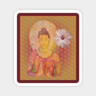 Buddha hibiscus Magnet