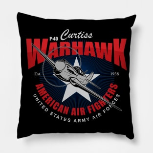 WW2 P-40 Warhawk Pillow