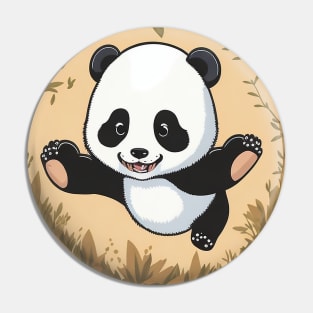 Chubby Cubby Panda Pin