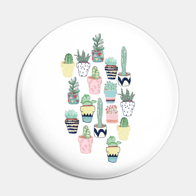 Cute Cacti in Pots Pin by tangerinetane