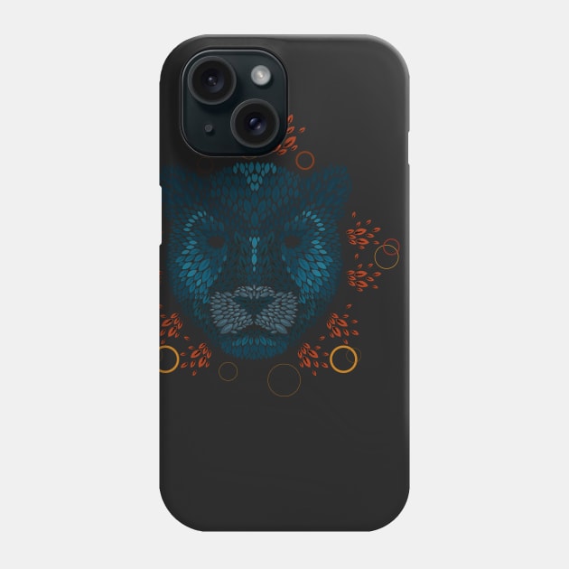 Panther Face Phone Case by LetterQ
