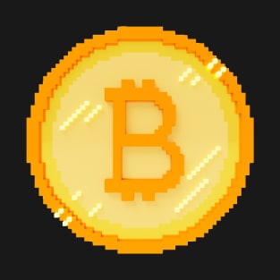 Bitcoin Pixel Art T-Shirt