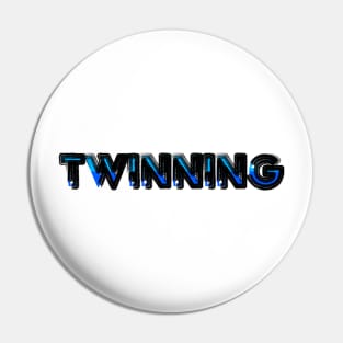 Twinning Light Blue and Dark Blue Pin