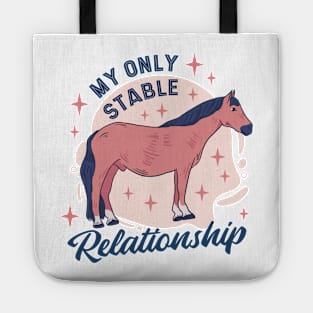 Stable Relationship   P R t shirt Tote