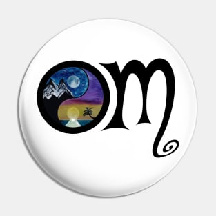 OM black graphx - funny meditation quotes Pin