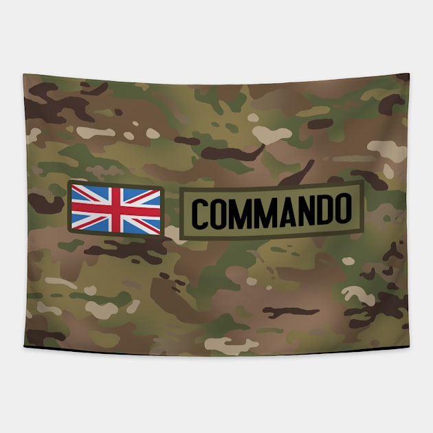 British Commando Tapestry by Jared S Davies