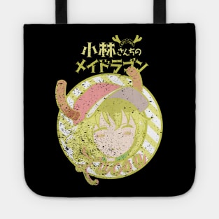 MISS KOBAYASHI'S DRAGON MAID: LUCOA (BLACK/GRUNGE) Tote