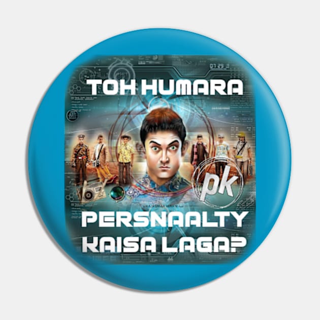 Pk movie Painting Pin by SAN ART STUDIO 