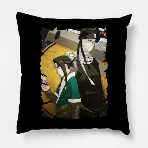 HAKUU MIRROR HAKU ZABUZA ANIME MERCHANDISE Pillow by julii.draws