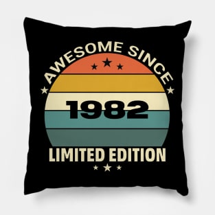 Awesome Since 1982 Pillow