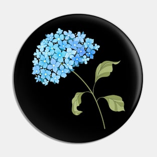 Hydrangea blue Pin