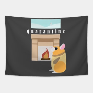 Hamster Quarantined Tapestry