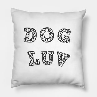 Dalmatian Dog Love Pillow