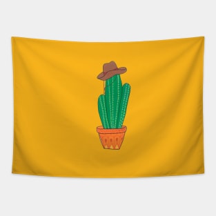 Cowboy Cactus Tapestry