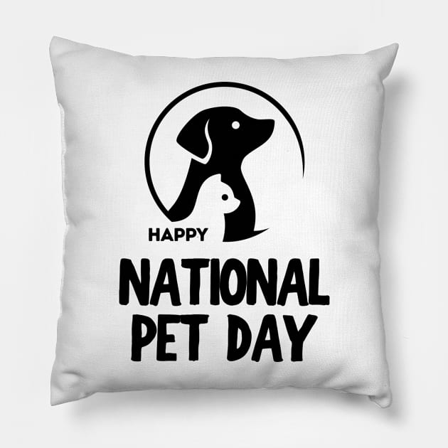 National Pet Day Pillow by stressless