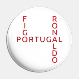 Luis Figo Portugal Cristiano Ronaldo Pin