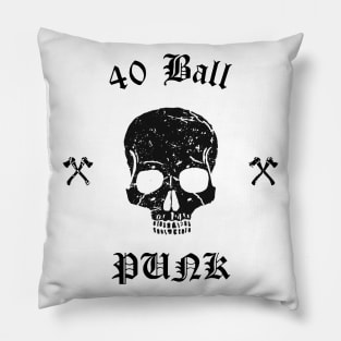 Punk Life 40 Ball Pillow