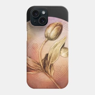 i remember you - Botanical Tulip Geometric Design Phone Case