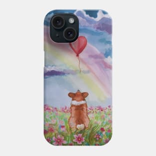 Corgi - Love is in the air Phone Case