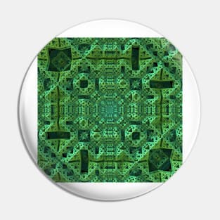 Intricately, Green Pin