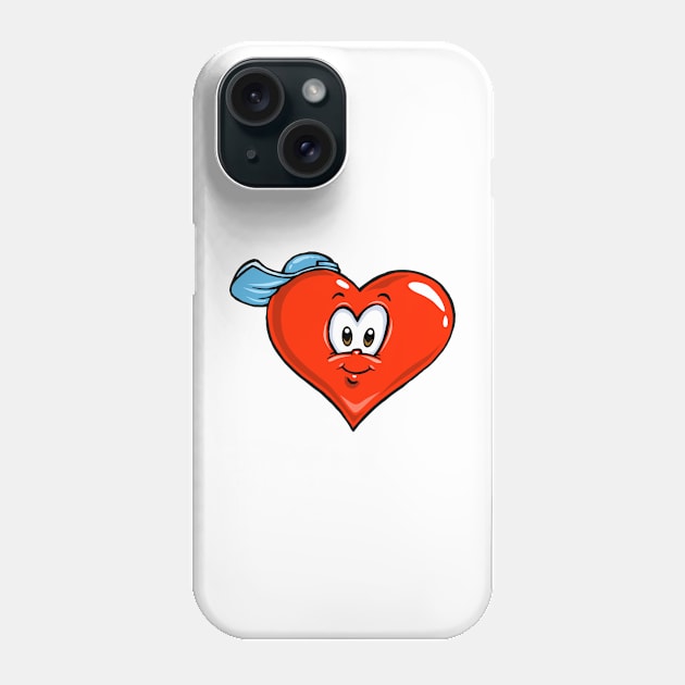 Boy Heart Phone Case by SpageGiant