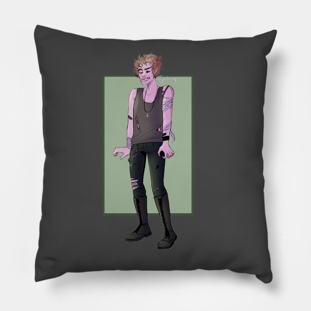 Metalhead Tweek Pillow by ToriIsADolphin