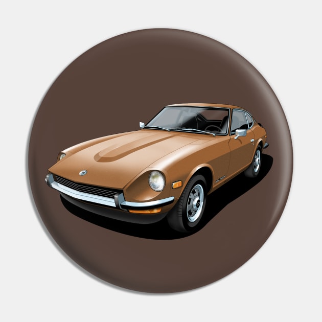 Datsun 240Z in brown Pin by candcretro