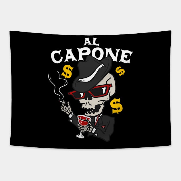 Al Capone Tapestry by Mahija