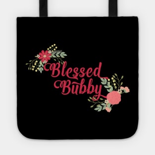 Blessed Bubby Floral Grandma Gift Tote