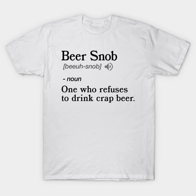  HOPTIMIST Definition Craft Beer T-Shirt : Clothing