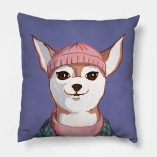 Girly Chihuahua Pillow