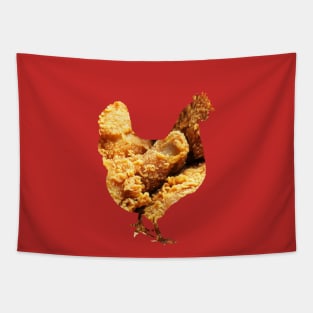 Fried chicken chicken Tapestry