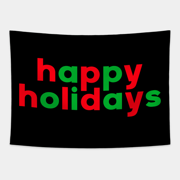 Simply Happy Holidays Tapestry by XanderWitch Creative