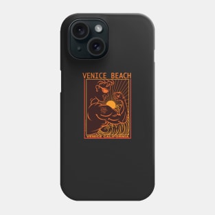 VENICE BEACH MUSCLE BEACH SURFING CALIFORNIA Phone Case