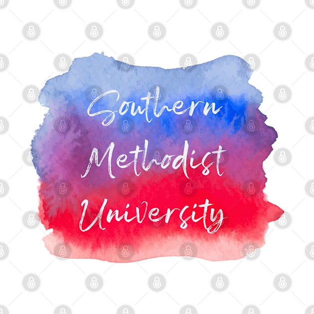 SMU Watercolor by one-broke-kid