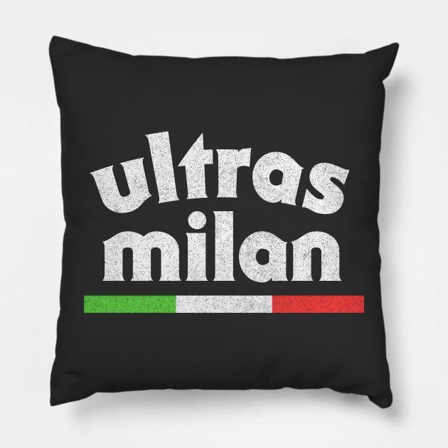 Milan Ultras //// Serie A Fan Pillow by DankFutura