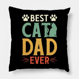 Best Cat Dad Pillow