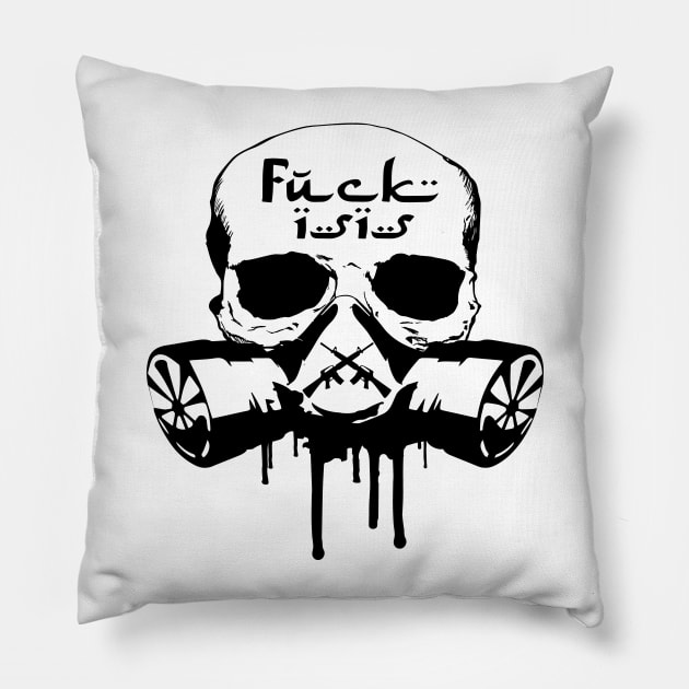 FXCK ISIS Pillow by eespinoza92