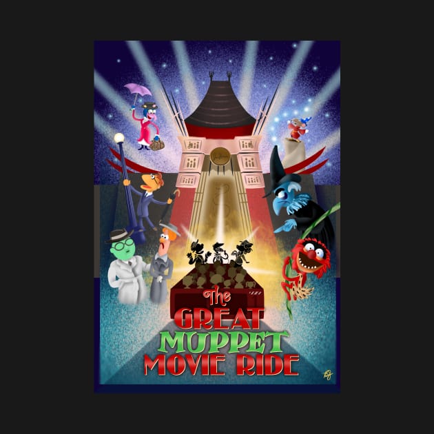 The Great Muppet Movie Ride by Drawn By Bryan