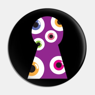 Keyhole with Eyes Pin